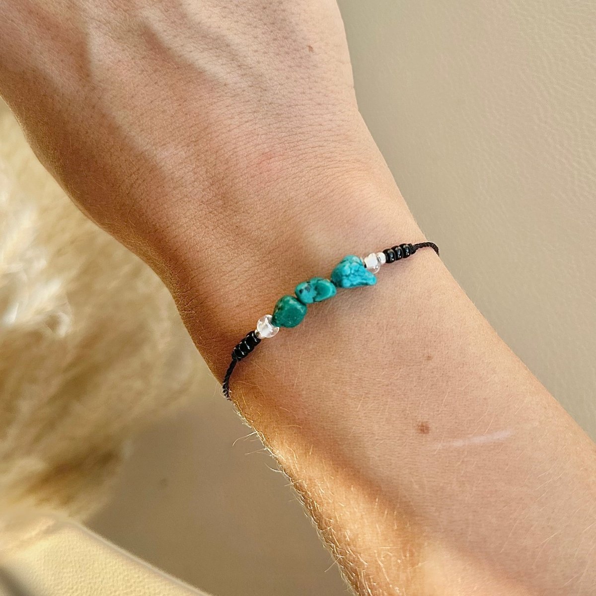 Armband Dezember Geburtsstein Türkis - Armbänder