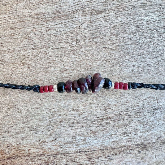 Armband Januar Geburtsstein Granat - Armbänder