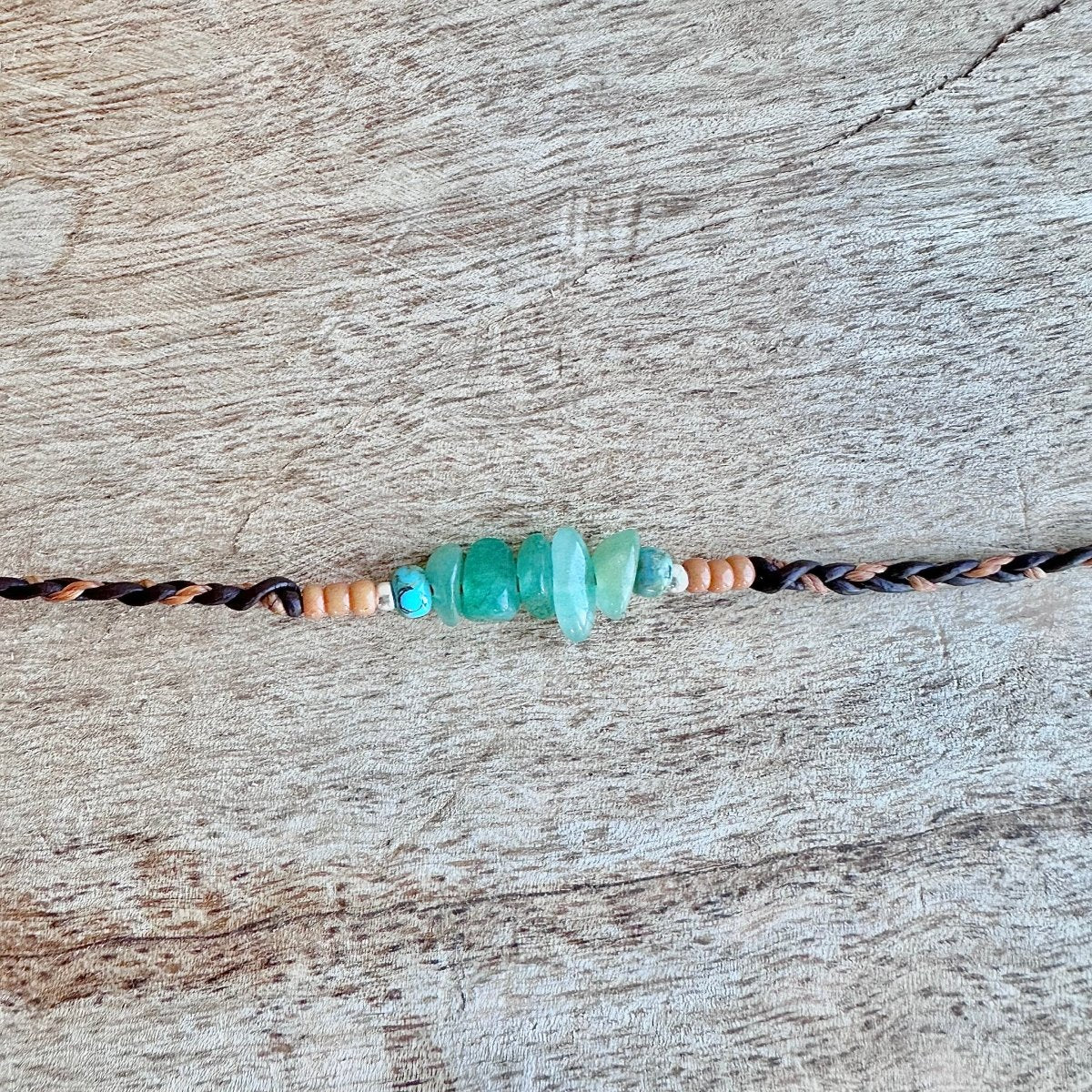 Armband Juli Geburtsstein Aventurin - Armbänder