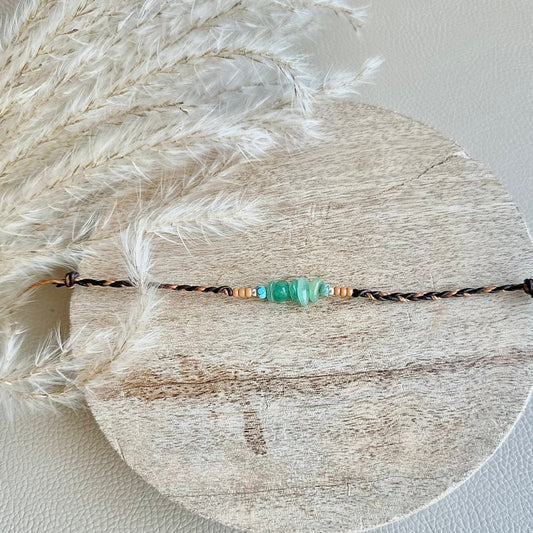 Armband Juli Geburtsstein Aventurin - Armbänder