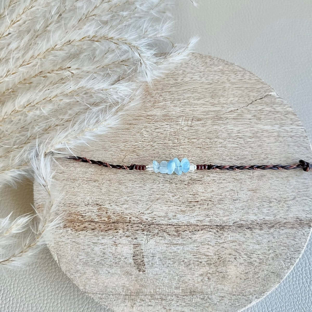 Armband März Geburtsstein Aquamarin - Armbänder