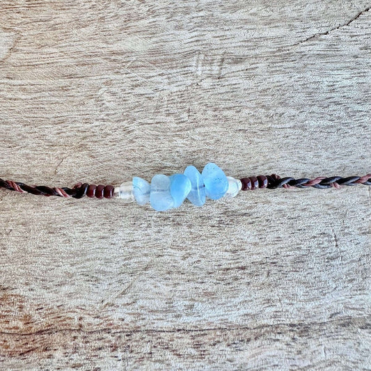 Armband März Geburtsstein Aquamarin - Armbänder