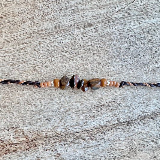 Armband November Geburtsstein Tigerauge - Armbänder