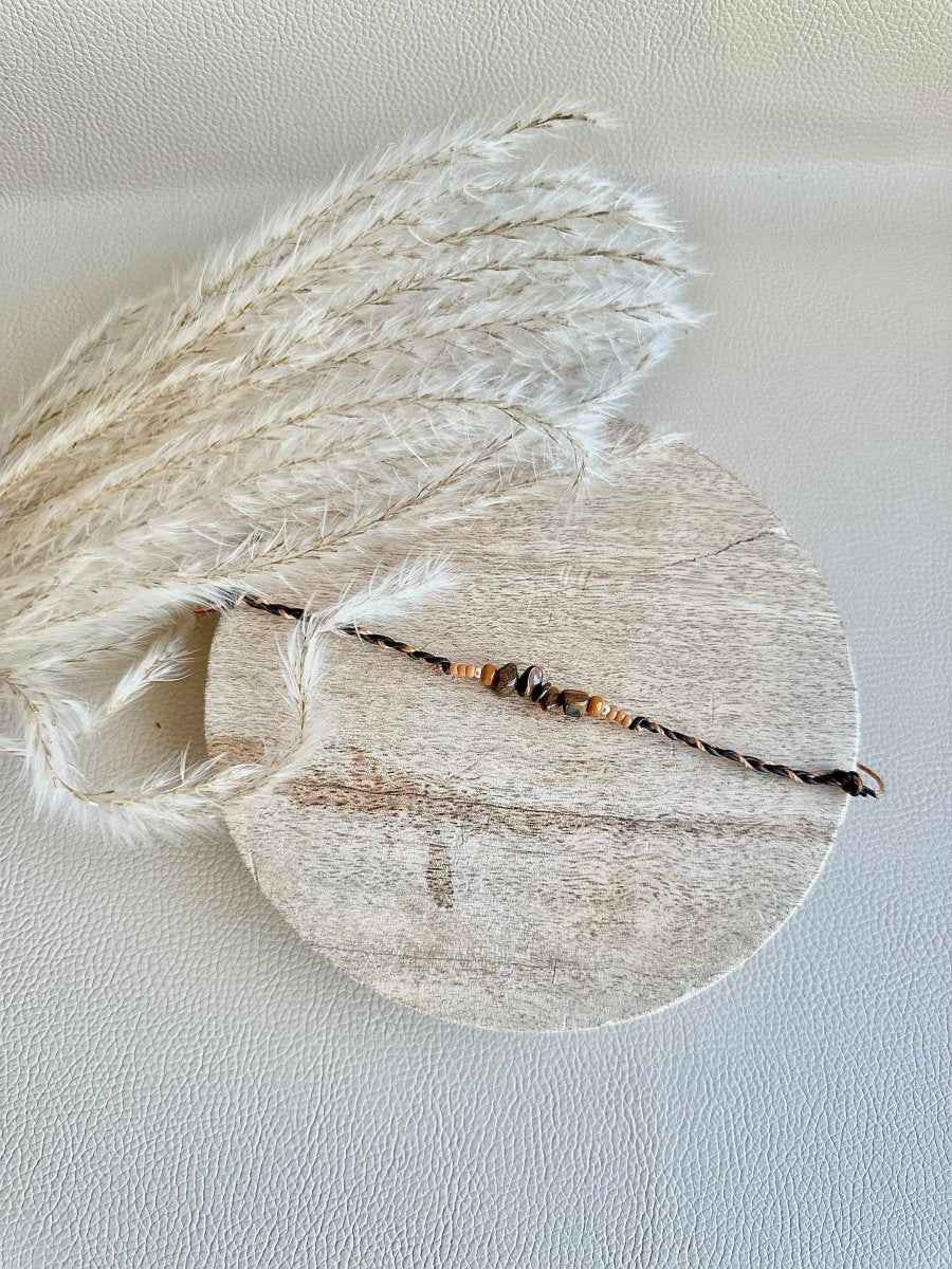 Armband November Geburtsstein Tigerauge - Armbänder