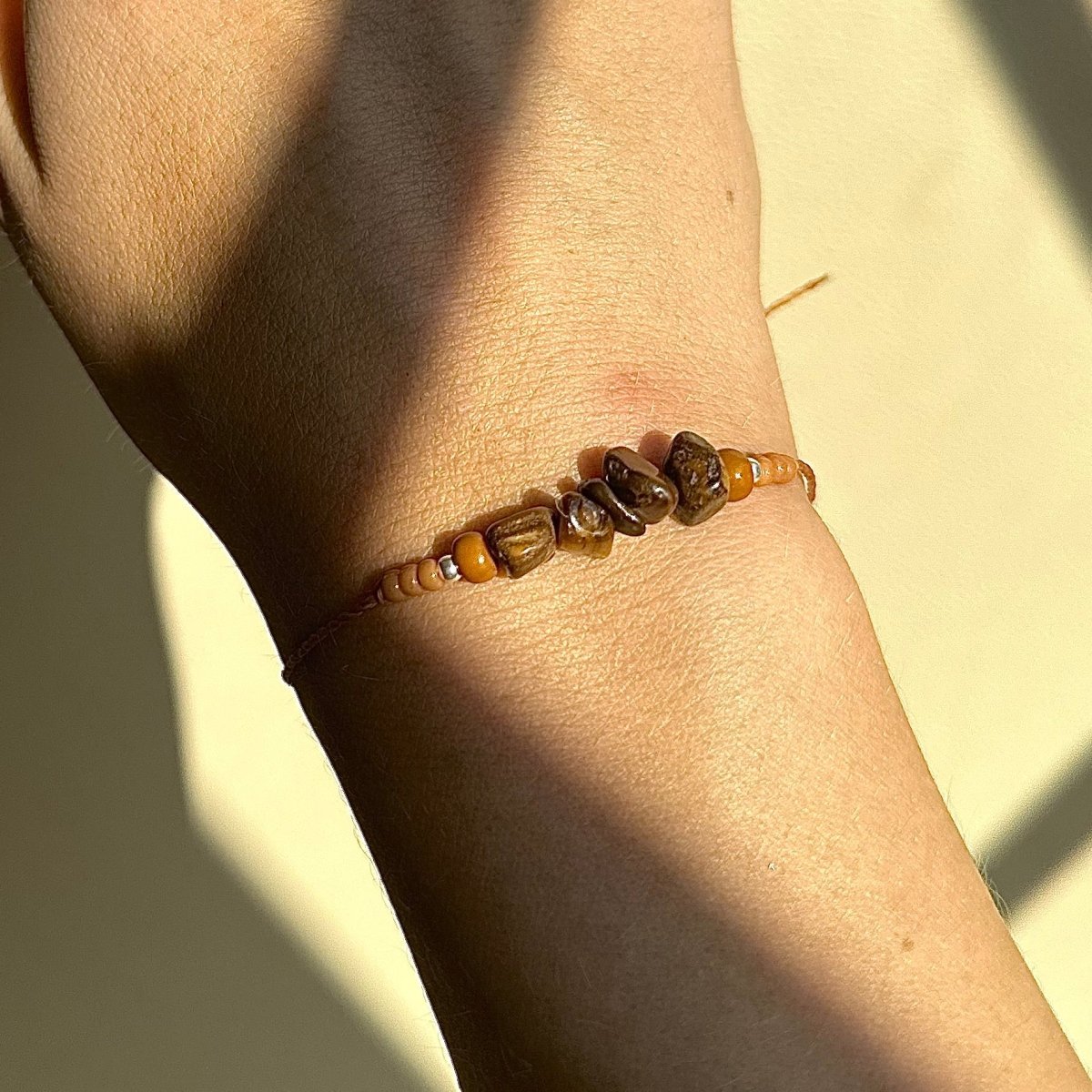 Armband November Geburtsstein Tigerauge - Armbänder