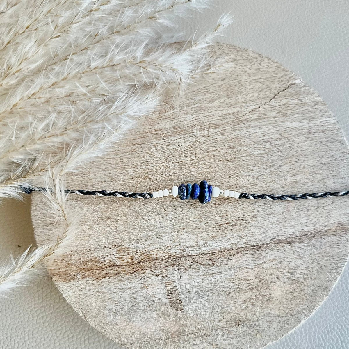 Armband September Geburtsstein Lapislazuli - Armbänder
