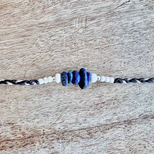 Armband September Geburtsstein Lapislazuli - Armbänder