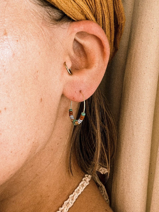 „Blossom“ Creole - Ohrring