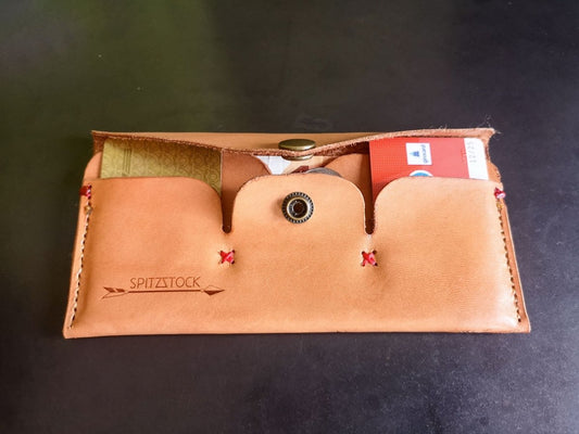 Individuelle Leder - Geldbörse mit einzigartigem Design - Geldbörse