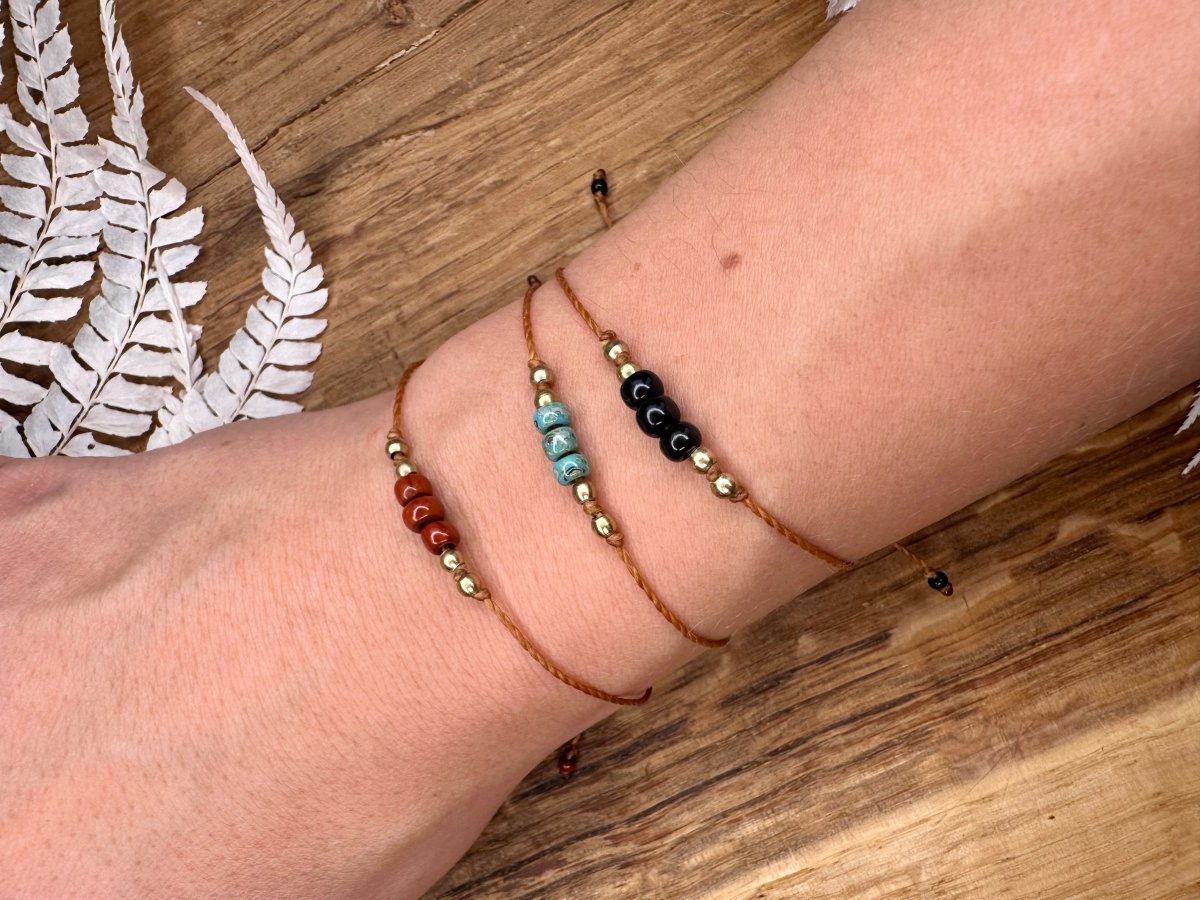 Geschenkset, filigrane Perlenkette mit Armband -