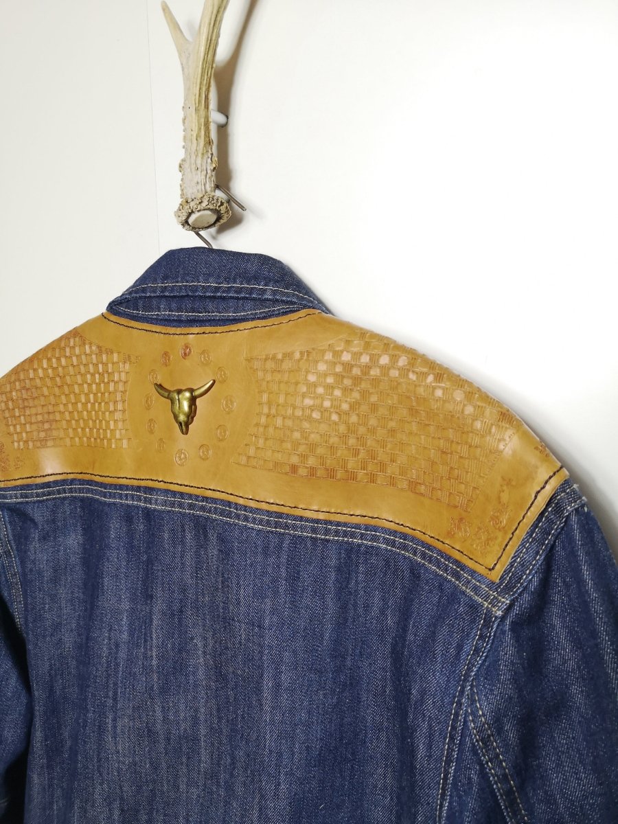 Individualisierte Jeansjacke "Buffalo" (Gr.L) -