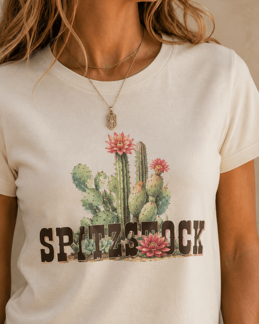 Kaktus T-Shirt in Naturweiß – Colette - T-Shirt