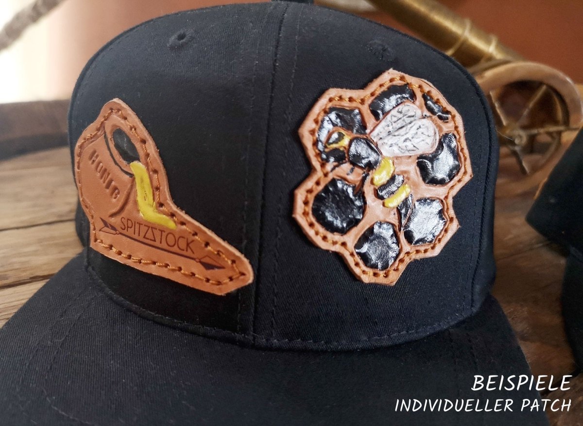 Cap Kinder Lederpatch personalisiert - Kinder Cap