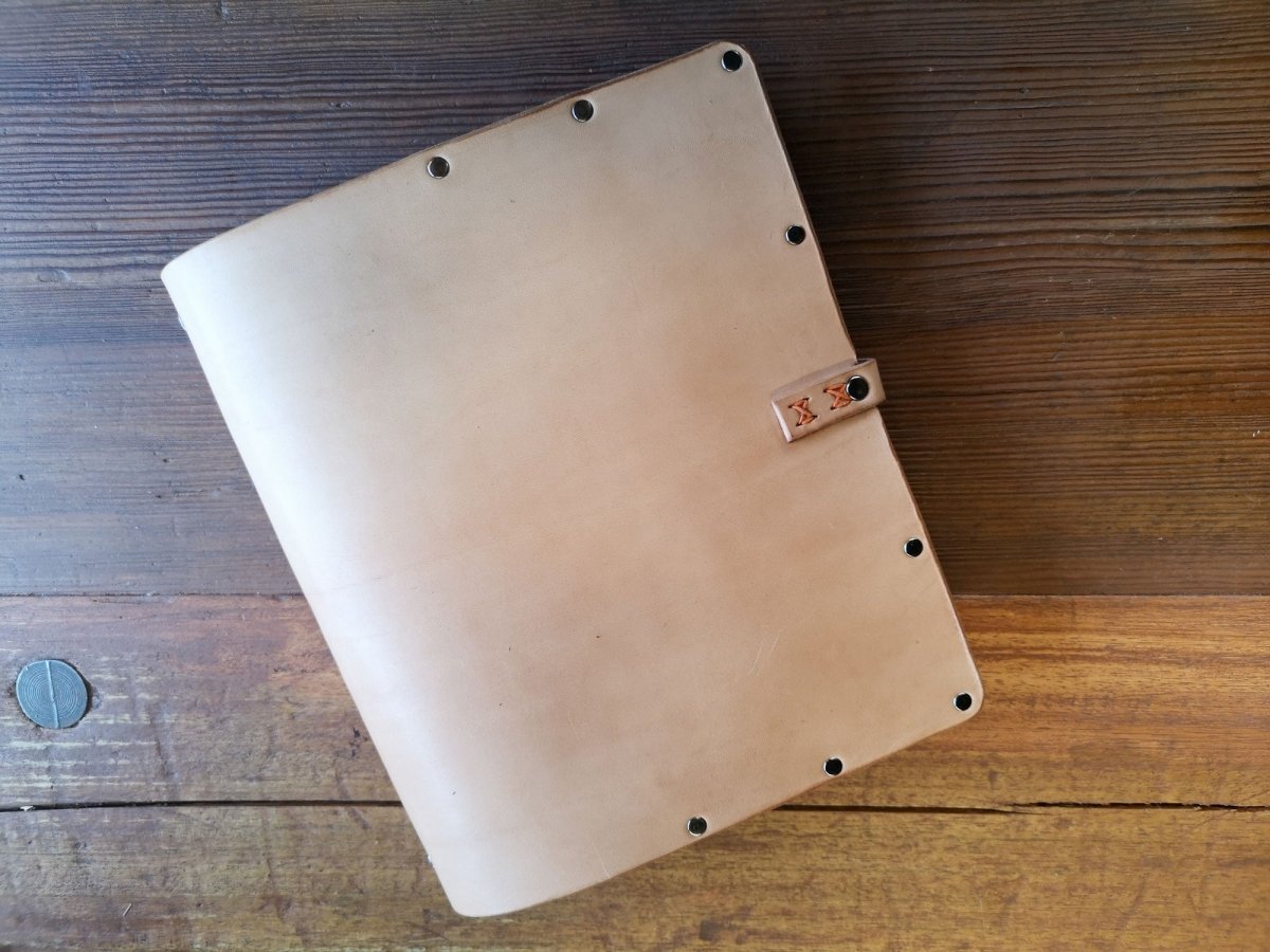 Ledermappe, Leder - Kalender, *personalisiert* mit Name oder auch Logo - Mappe