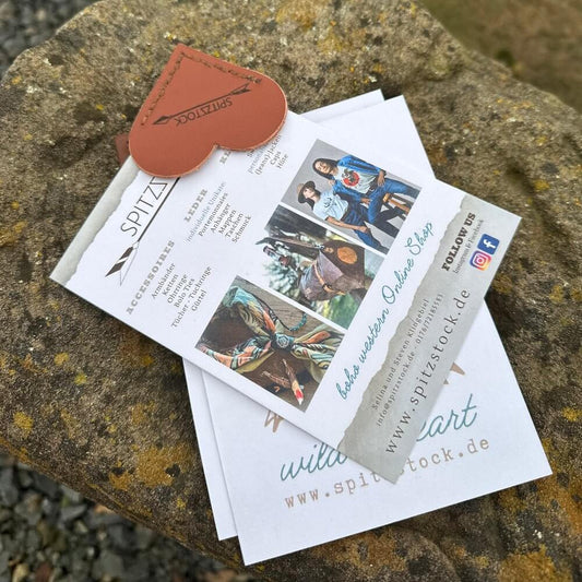 Lesezeichen personalisiert Herz - Lesezeichen