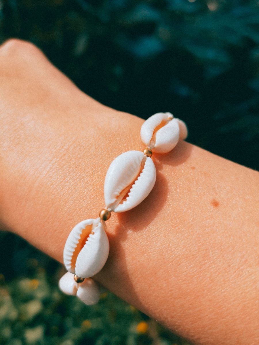 Muschelarmband "Kaia" , Boho/Strand/Surfer - Schmuck - Schmuck