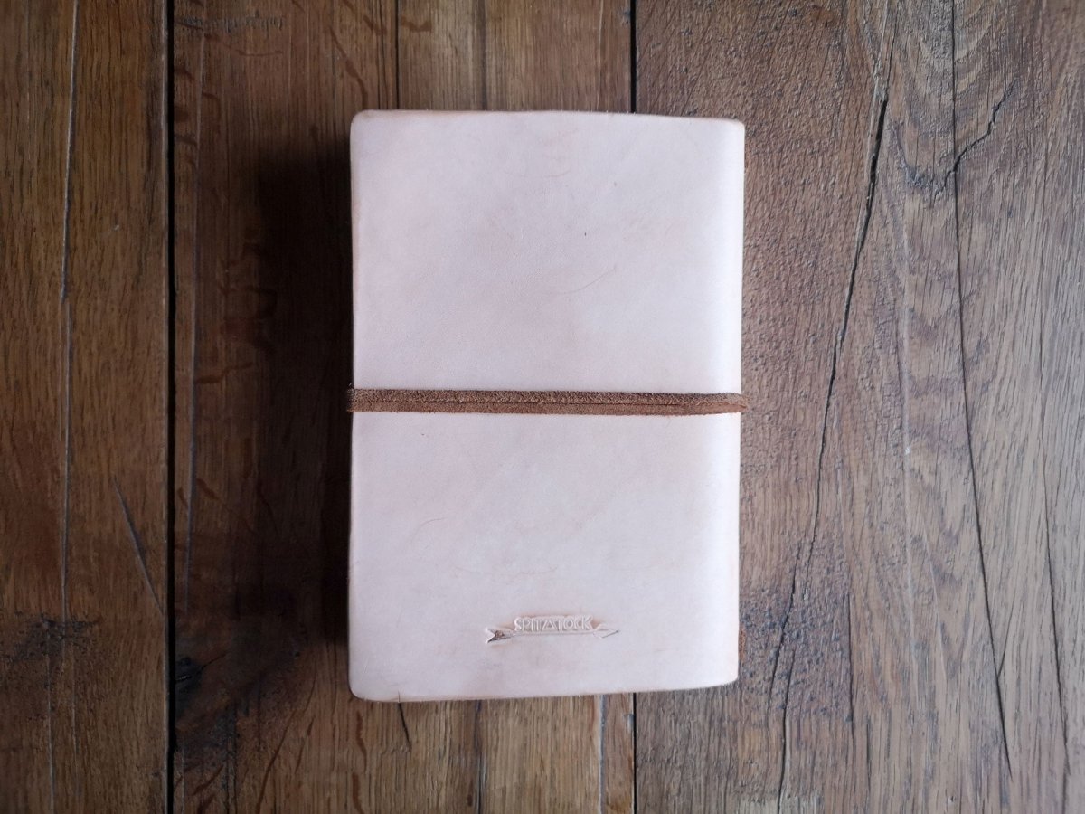 Notizheft - Ledermappe, A5, "Think outside the box" -