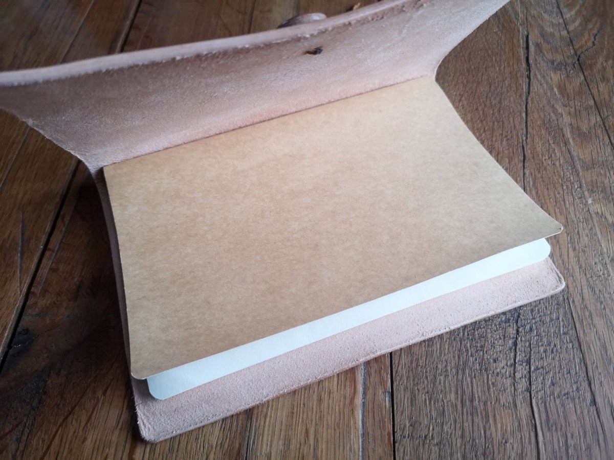 Notizheft - Ledermappe, A5, "Think outside the box" -