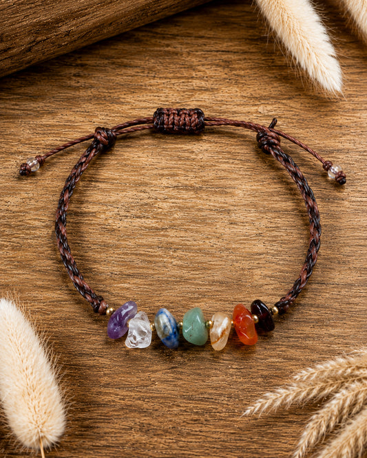 Chakra Armband Edelstein Detailansicht – Nova von Spitzstock