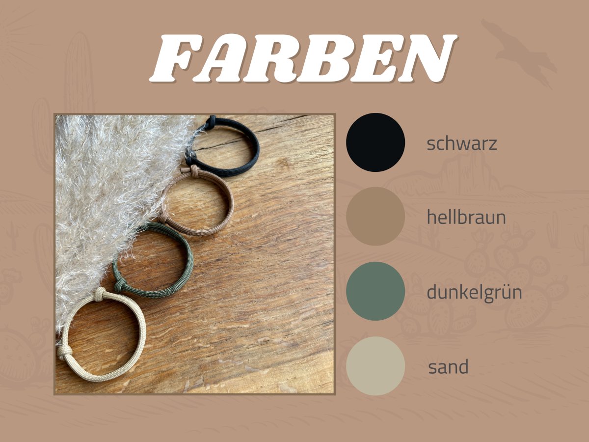 Partnerarmband personalisiert Segeltau - Armbänder