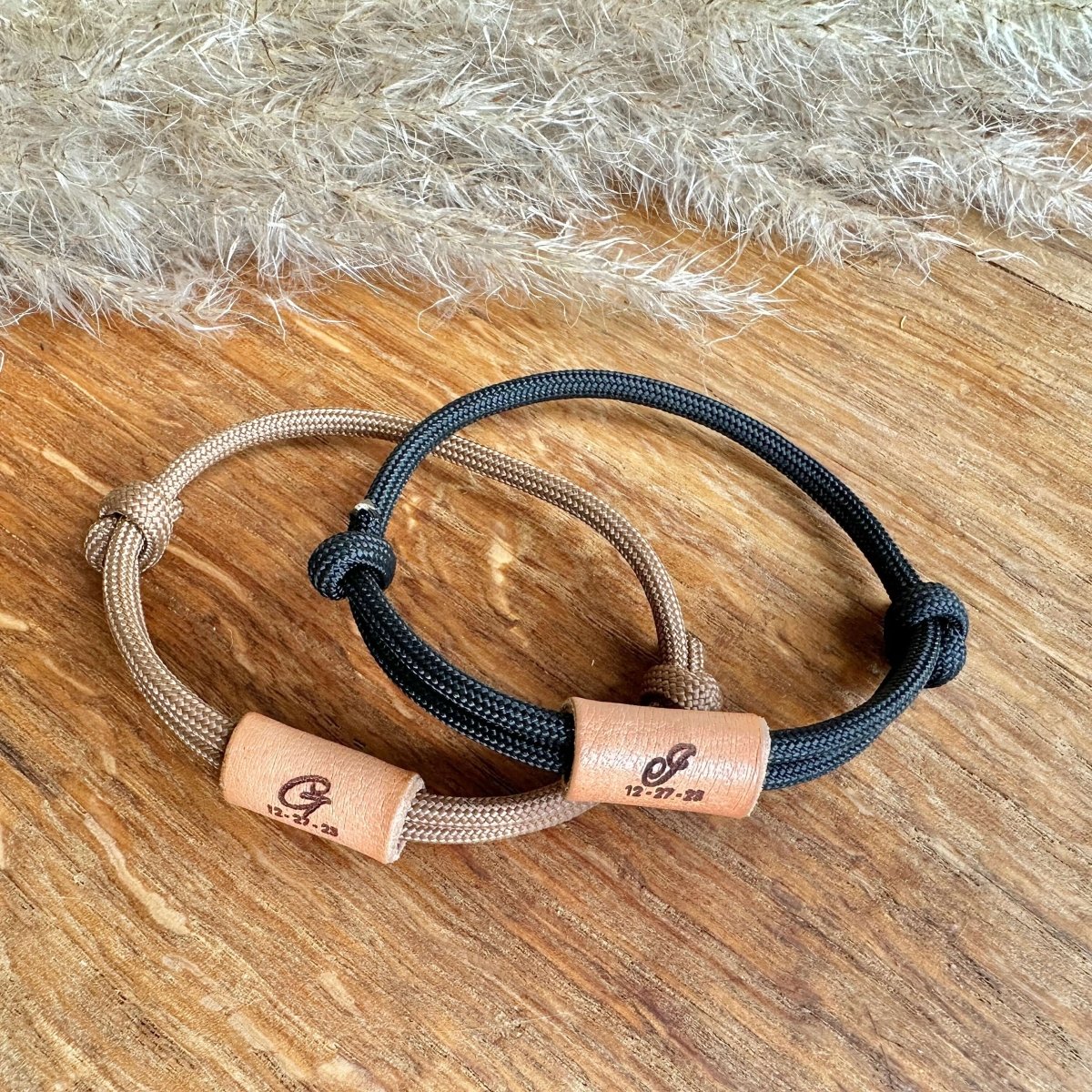 Partnerarmband personalisiert Segeltau - Armbänder