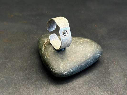 Ring Silber Peace Symbol 925er - Schmuck
