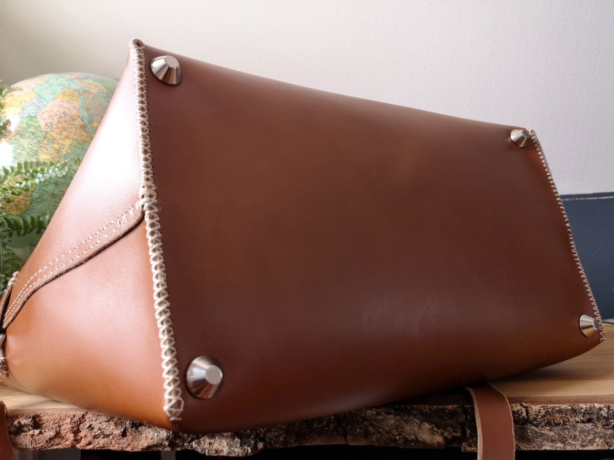 Robuste Leder - Wochenendtasche für Reisen & Camper - Weekender