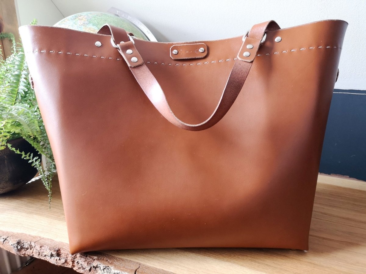 Robuste Leder - Wochenendtasche für Reisen & Camper - Weekender