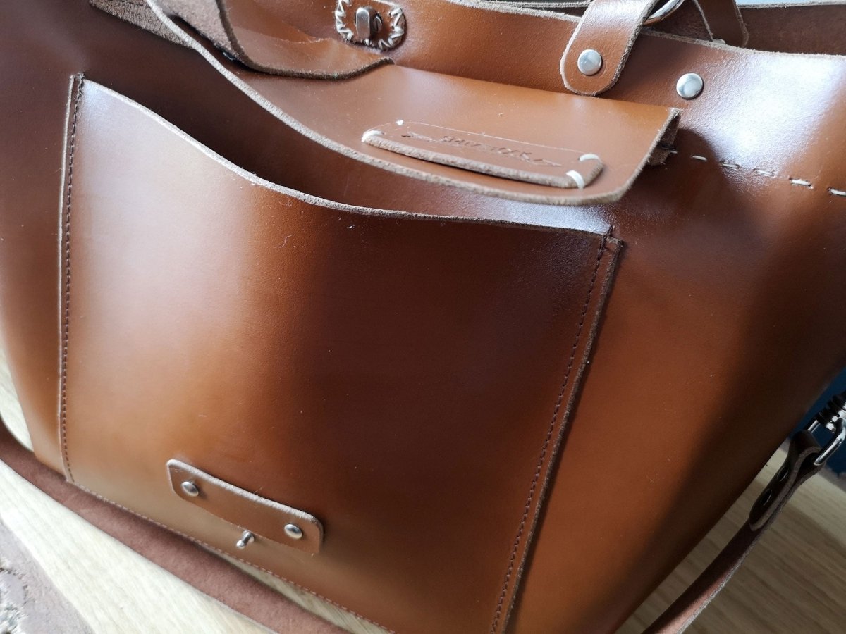 Robuste Leder - Wochenendtasche für Reisen & Camper - Weekender