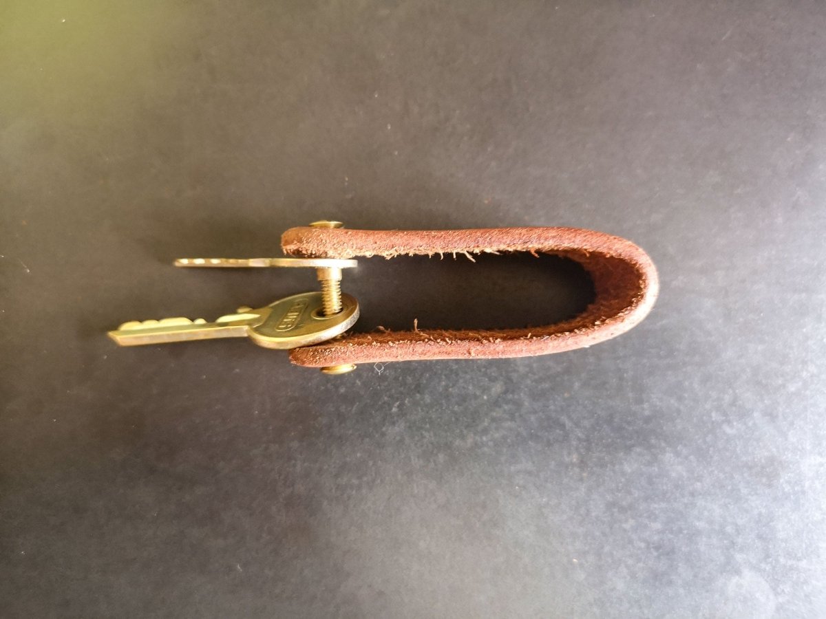 Schlüsselanhänger/Schlaufe, Leder, *personalisiert* - Schlüsselanhänger