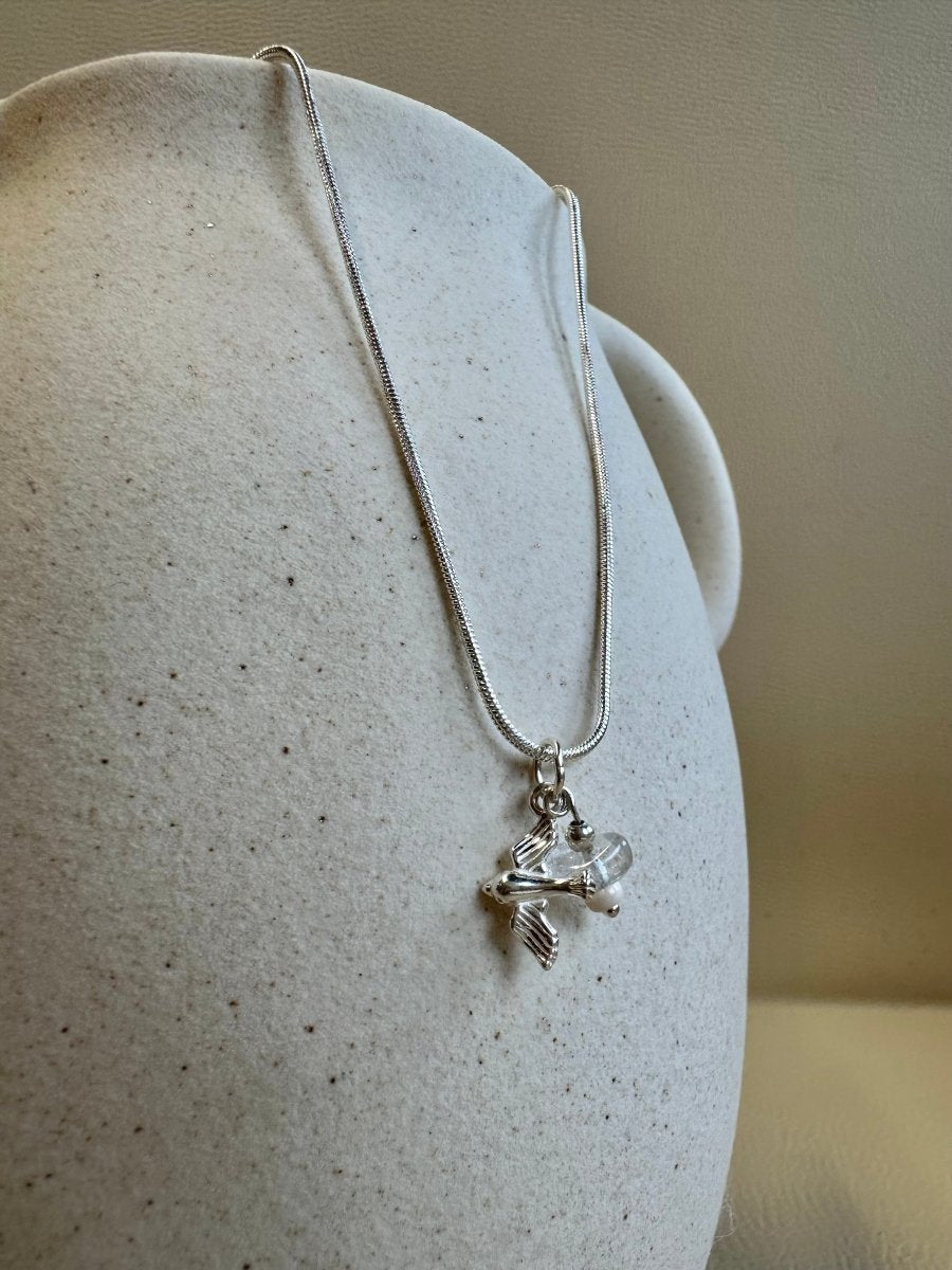 Silberkette Charms Taube - Halsketten