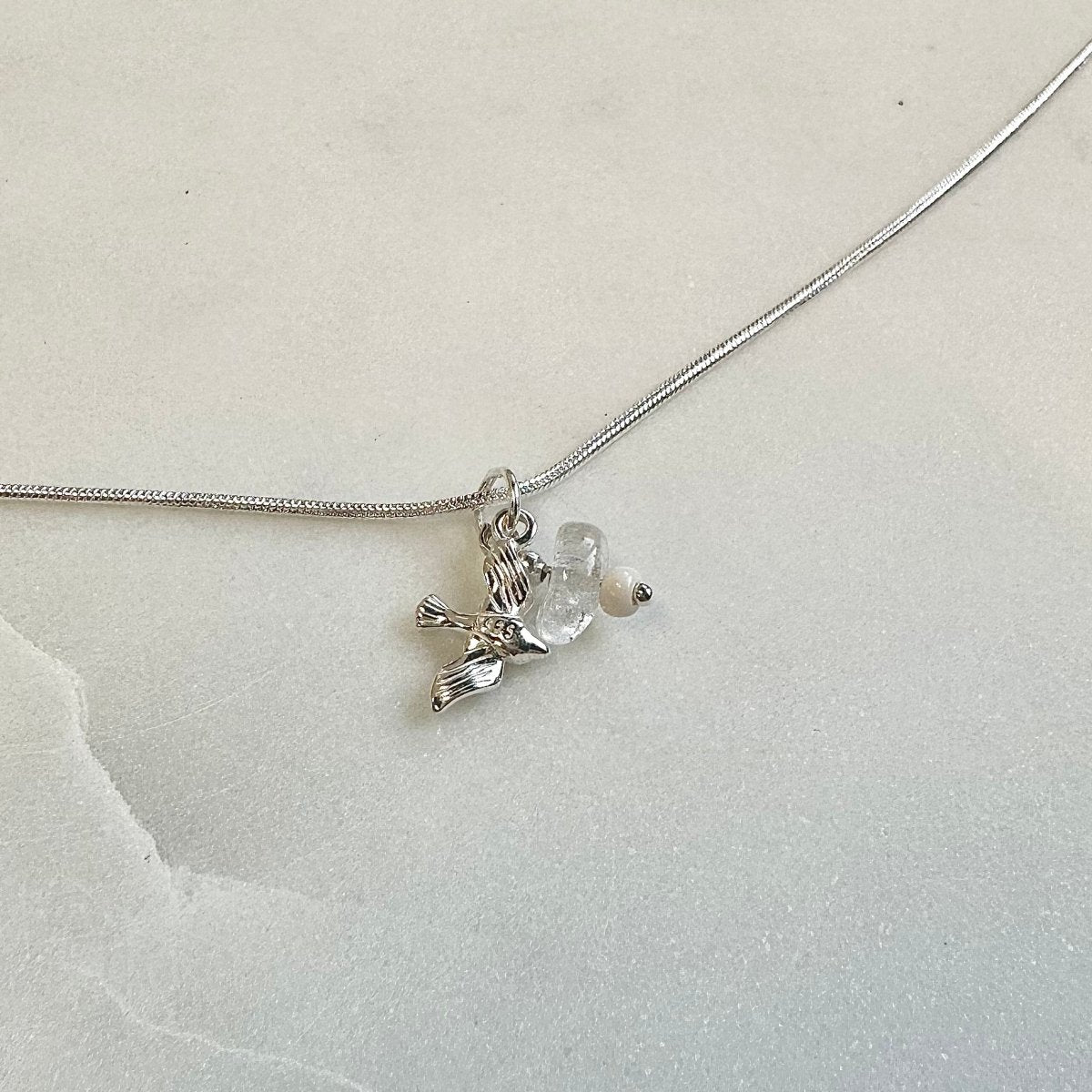 Silberkette Charms Taube - Halsketten