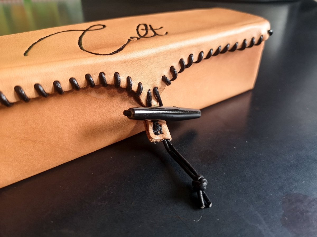 Stifte - Etui, Leder, *Wunschname* - Stifte - Etui