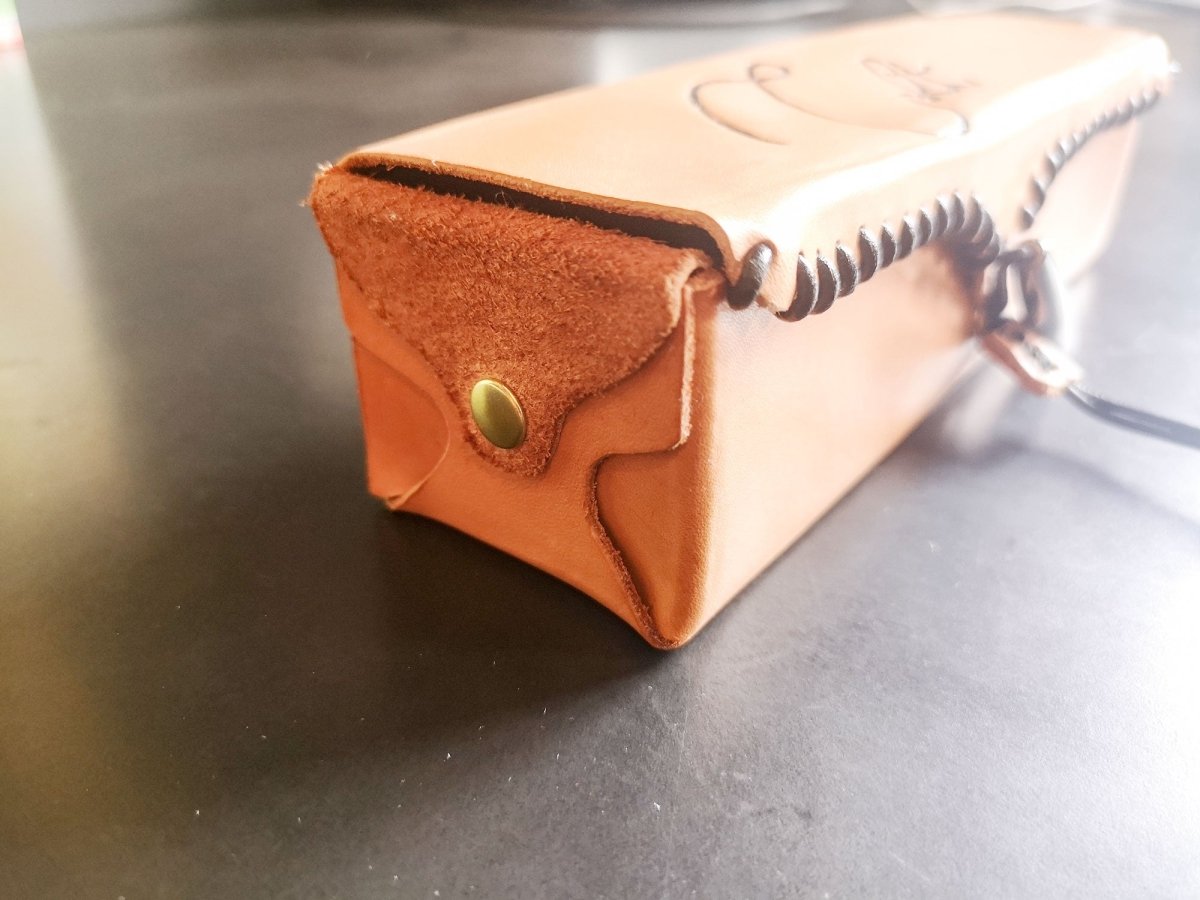 Stifte - Etui, Leder, *Wunschname* - Stifte - Etui