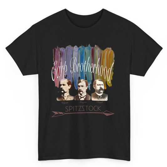 Western T-Shirt schwarz