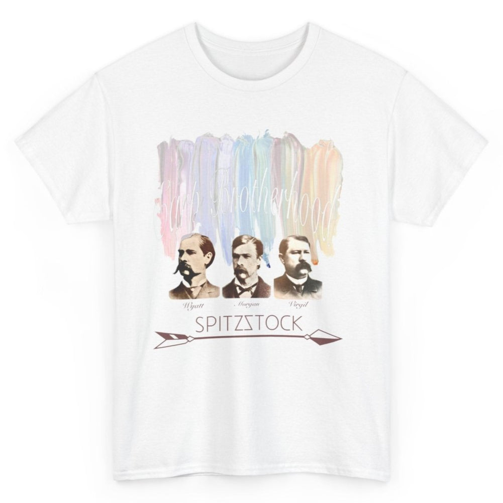 Western T-Shirt weiß