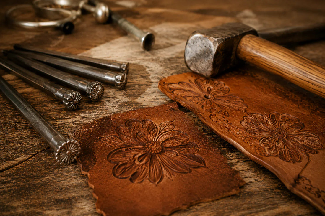 Wie entsteht punziertes Leder? Ein Blick ins Spitzstock-Atelier