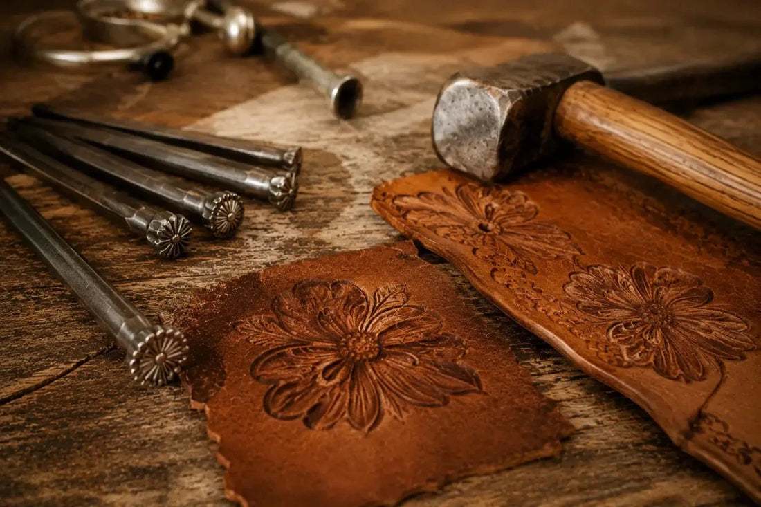 Wie entsteht punziertes Leder? Ein Blick ins Spitzstock-Atelier - Spitzstock