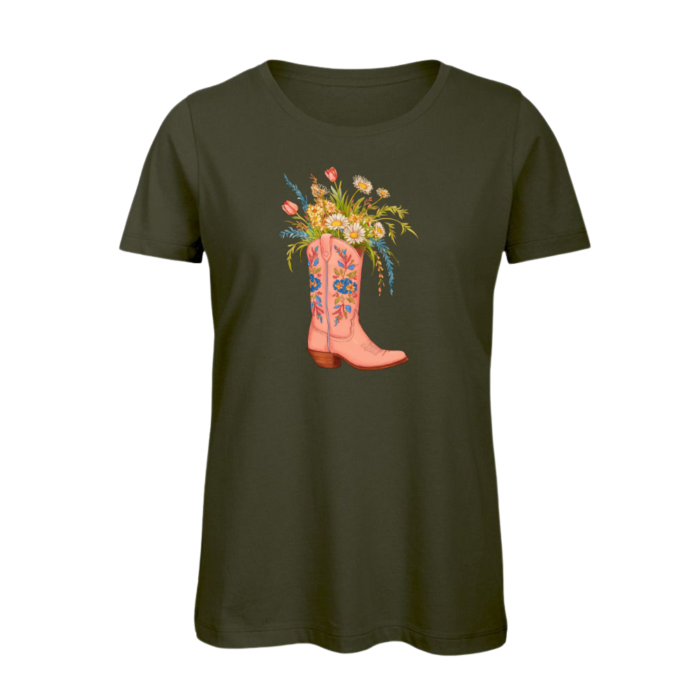 Shirt Cowboy Horse Print Howdy