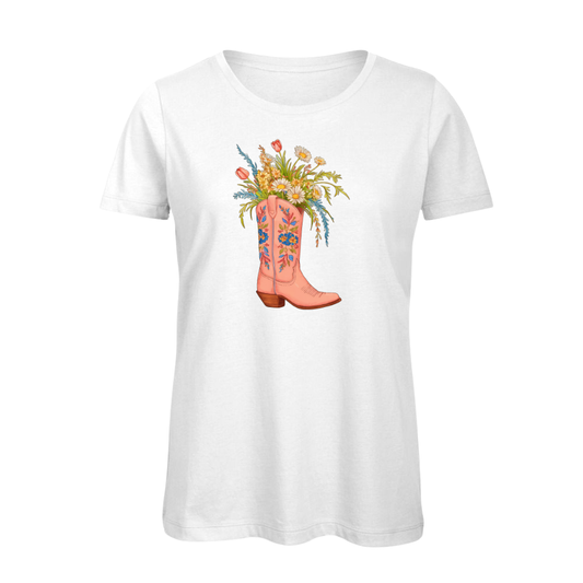 Wildflower Boot – Feminines Western T-Shirt