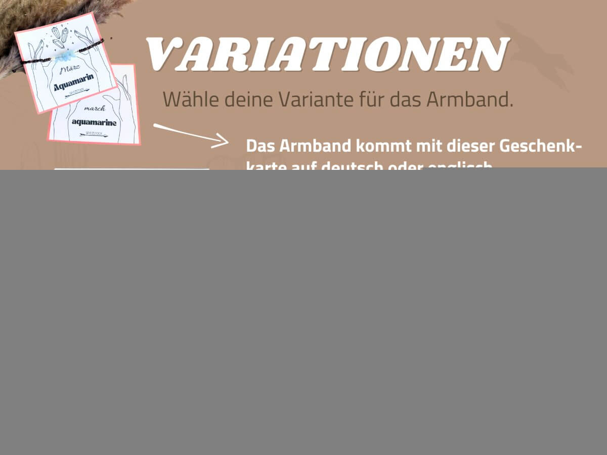 Armband Februar Geburtsstein Amethyst - Armbänder