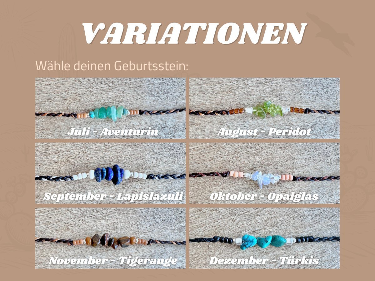 Armband Mai Geburtsstein Smaragd - Armbänder
