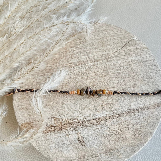 Armband November Geburtsstein Tigerauge - Armbänder