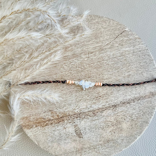 Armband Oktober Geburtsstein Opalglas - Armbänder