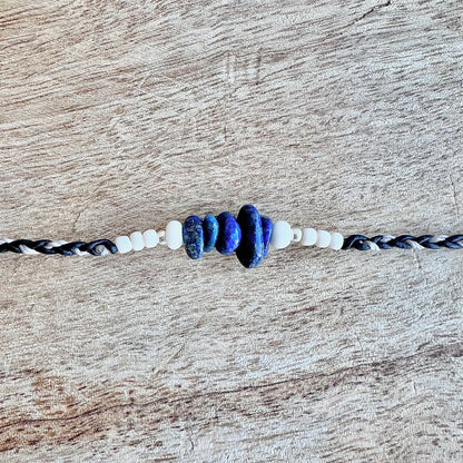 Armband September Geburtsstein Lapislazuli - Armbänder