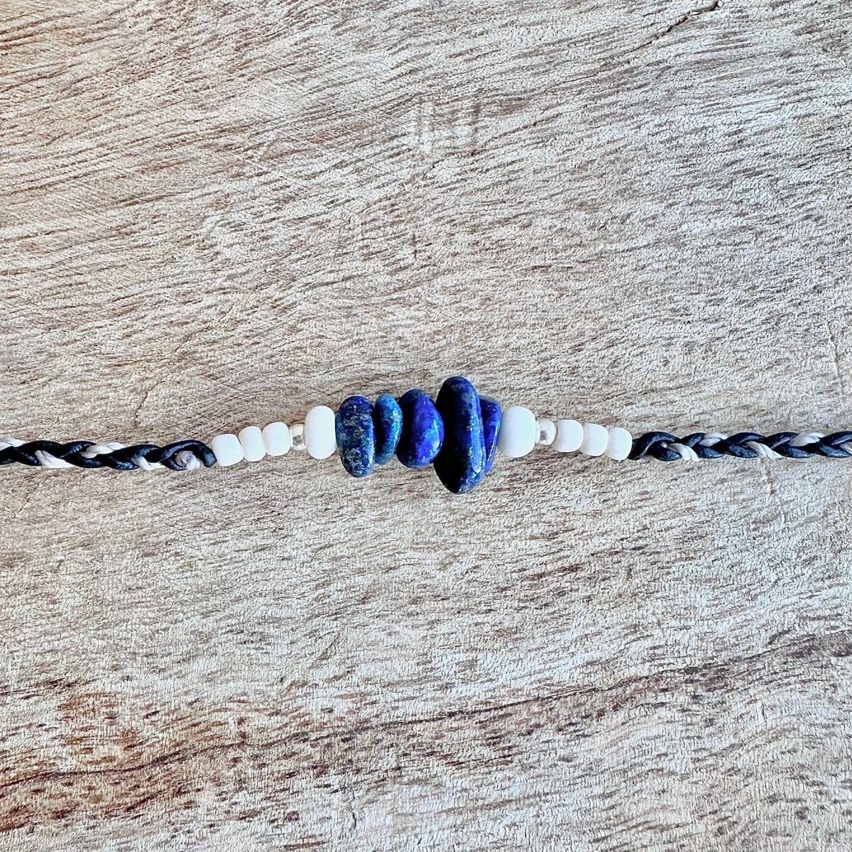 Armband September Geburtsstein Lapislazuli - Armbänder