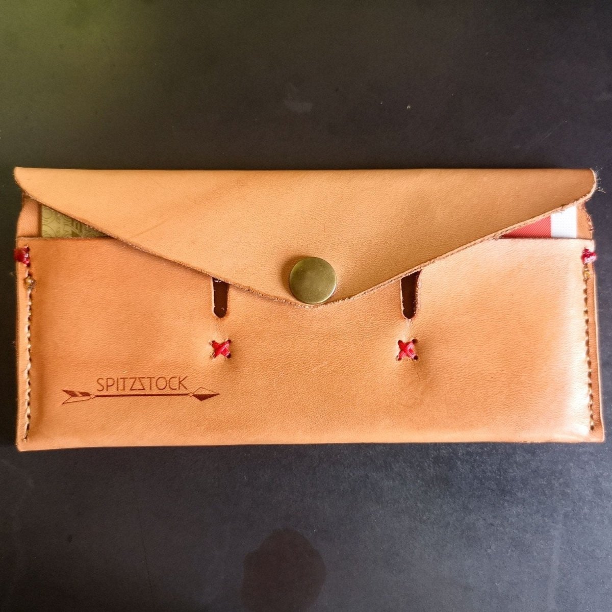 Individuelle Leder - Geldbörse mit einzigartigem Design - Geldbörse