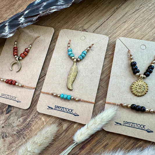 Geschenkset, filigrane Perlenkette mit Armband - 