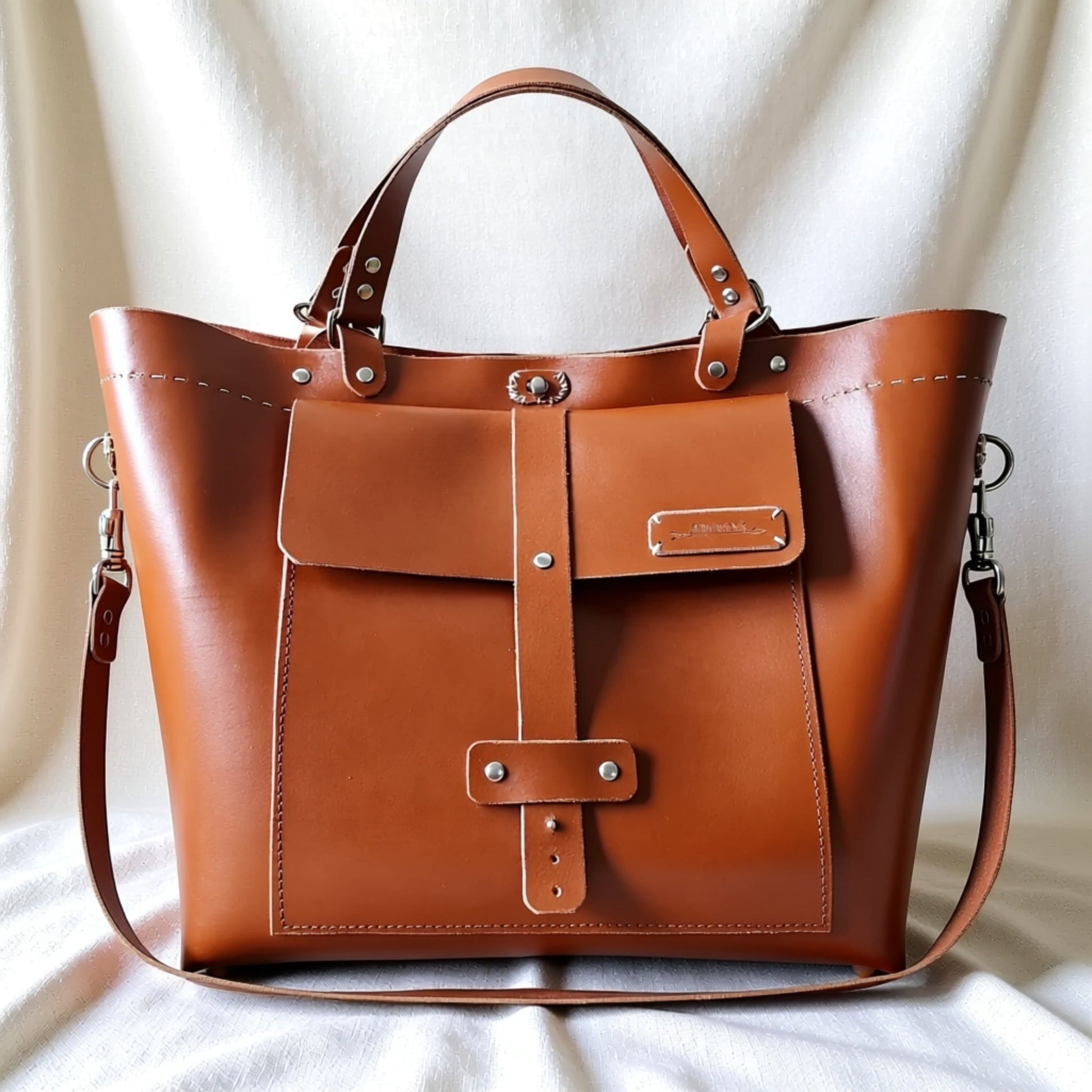 Handgefertigter Leder-Weekender „Nomad“ – Robuste Reisetasche Leder - Weekender