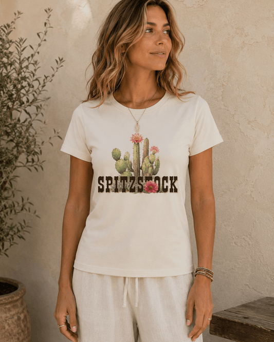 Kaktus T-Shirt in Naturweiß – Colette - T-Shirt